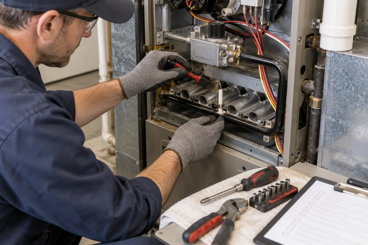 Furnace maintenance and tune-up in Herriman